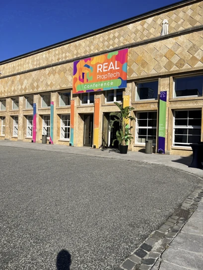 Exhibition stand at the REAL PropTech conference in Frankfurt
